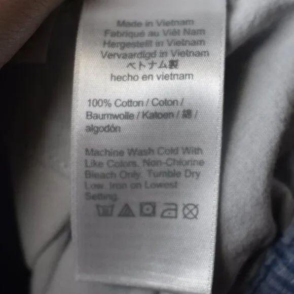 J Crew Women's Shorts Elastic Drawstring Blue Pockets Lightweight Comfy Cotton - Picture 6 of 7